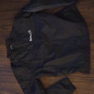 Large men's sports tec pullover jacket